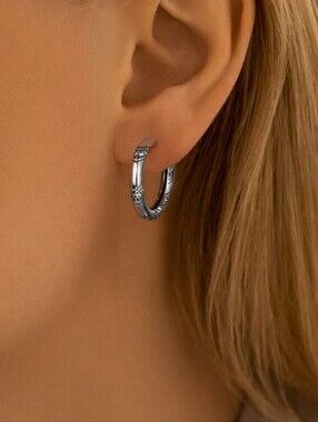 Sterling Silver Hoop Earrings